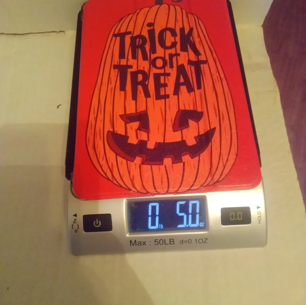 Orange Halloween Trick or Treat Orange Pumpkin iPad Mini 4/5 Plastic Cover